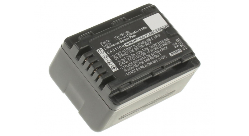 Аккумуляторные батареи для фотоаппаратов и видеокамер Panasonic HC-V500EG-KЕмкость (mAh): 1500. Напряжение (V): 3,7