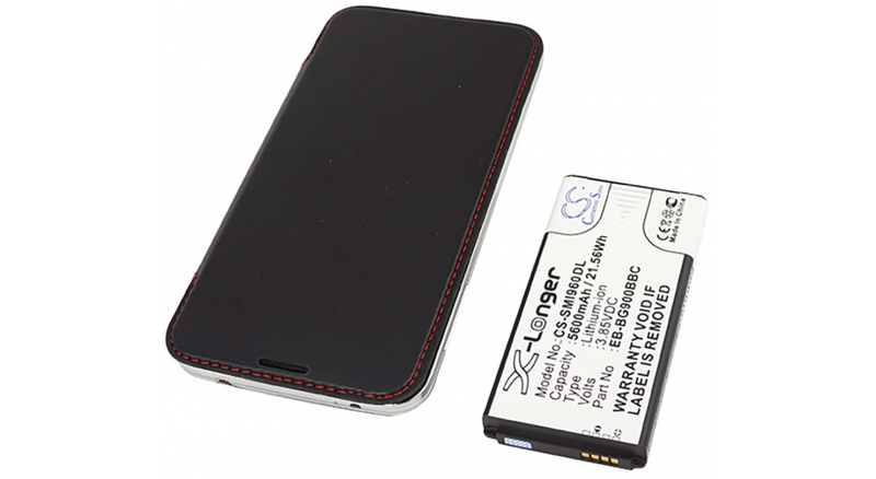 Аккумуляторная батарея для телефона, смартфона Samsung SM-G900A. Артикул iB-M697.Емкость (mAh): 5600. Напряжение (V): 3,85