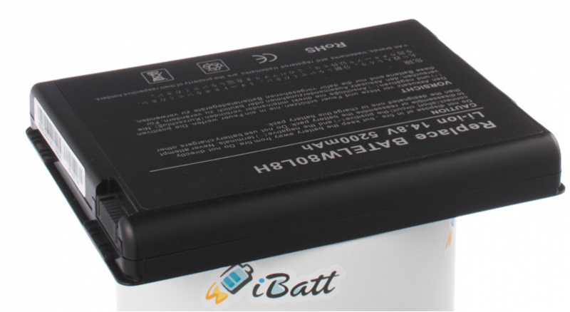 Аккумуляторная батарея для ноутбука Acer Aspire 1672LMi. Артикул iB-A273H.Емкость (mAh): 5200. Напряжение (V): 14,8