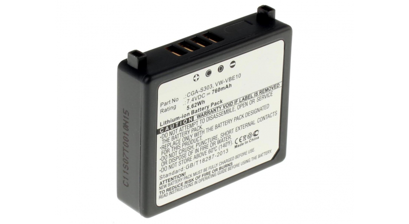 Аккумуляторные батареи для фотоаппаратов и видеокамер Panasonic SDR-S100EG-SЕмкость (mAh): 760. Напряжение (V): 7,4