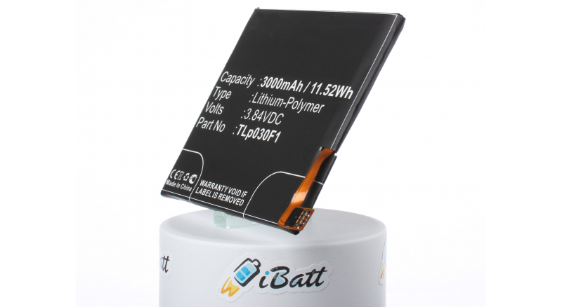 Аккумуляторная батарея DT60BATT для телефонов, смартфонов Alcatel. Артикул iB-M1241.Емкость (mAh): 3000. Напряжение (V): 3,84