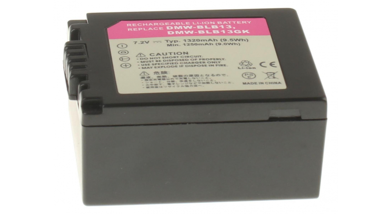 Аккумуляторные батареи для фотоаппаратов и видеокамер Panasonic Lumix DMC-G1AЕмкость (mAh): 1250. Напряжение (V): 7,4
