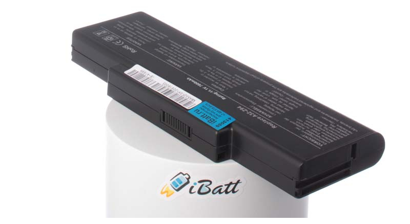 Аккумуляторная батарея для ноутбука Asus F7Se. Артикул iB-A169H.Емкость (mAh): 7800. Напряжение (V): 11,1