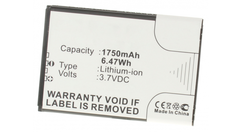 Аккумуляторная батарея для телефона, смартфона TCL W989. Артикул iB-M504.Емкость (mAh): 1750. Напряжение (V): 3,7