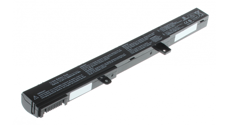 Аккумуляторная батарея для ноутбука Asus F551C. Артикул iB-A915H.Емкость (mAh): 2600. Напряжение (V): 14,4