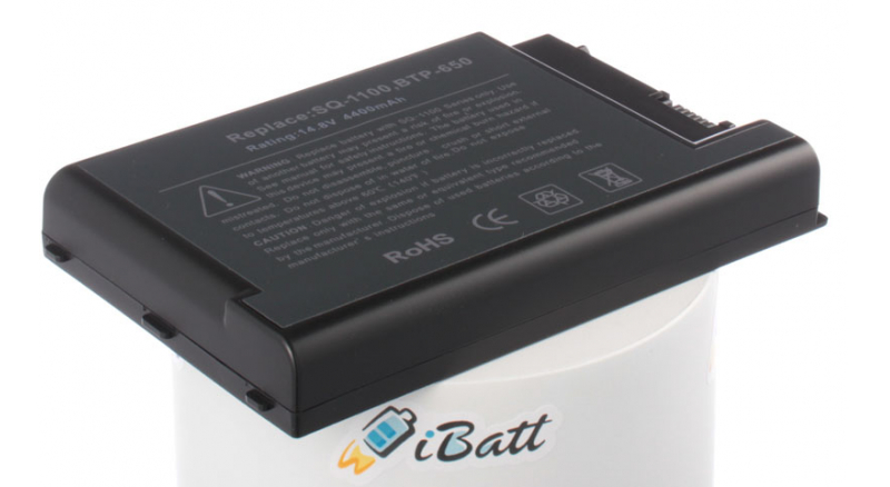 Аккумуляторная батарея для ноутбука Acer TravelMate 801LC. Артикул iB-A268.Емкость (mAh): 4400. Напряжение (V): 14,8