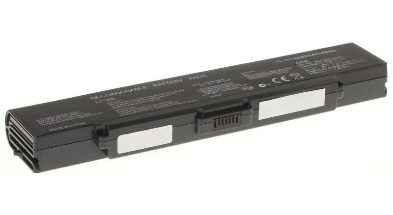 Аккумуляторная батарея для ноутбука Sony VAIO VGN-CR203E/N. Артикул 11-1581.Емкость (mAh): 4400. Напряжение (V): 11,1