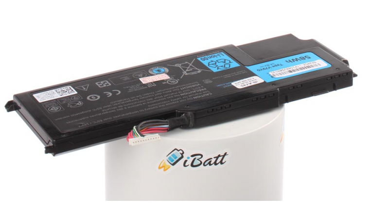 Аккумуляторная батарея iBatt iB-A745 для ноутбука DellЕмкость (mAh): 3900. Напряжение (V): 14,8