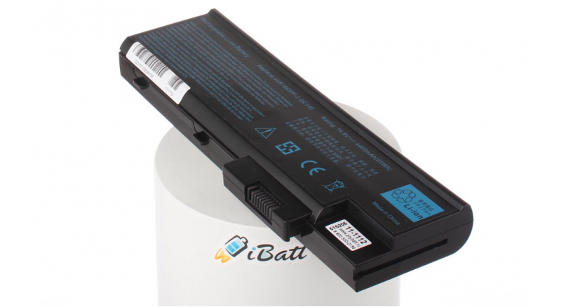 Аккумуляторная батарея для ноутбука Acer TravelMate 4061WLCi. Артикул 11-1112.Емкость (mAh): 4400. Напряжение (V): 14,8