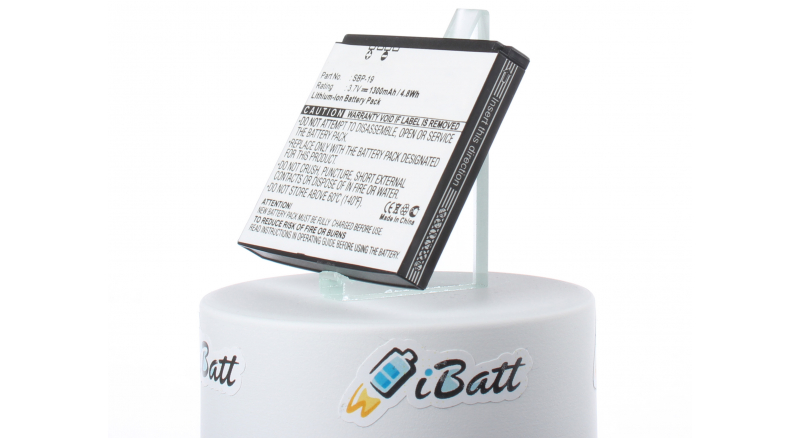 Аккумуляторная батарея iBatt iB-M220 для телефонов, смартфонов AsusЕмкость (mAh): 1300. Напряжение (V): 3,7