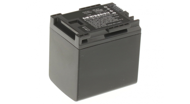 Аккумуляторная батарея BP-819 для фотоаппаратов и видеокамер Canon. Артикул iB-F116.Емкость (mAh): 1780. Напряжение (V): 7,4
