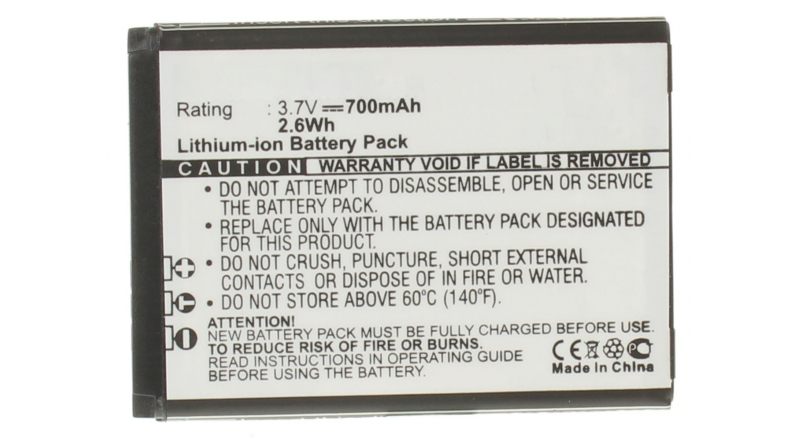 Аккумуляторная батарея для телефона, смартфона Alcatel OT-203A. Артикул iB-M502.Емкость (mAh): 700. Напряжение (V): 3,7