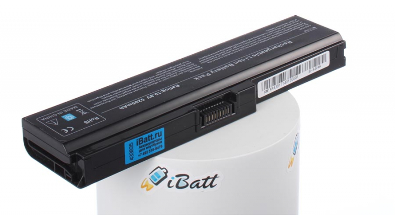 Аккумуляторная батарея для ноутбука Toshiba Satellite Pro L630-12E. Артикул iB-A494H.Емкость (mAh): 5200. Напряжение (V): 10,8