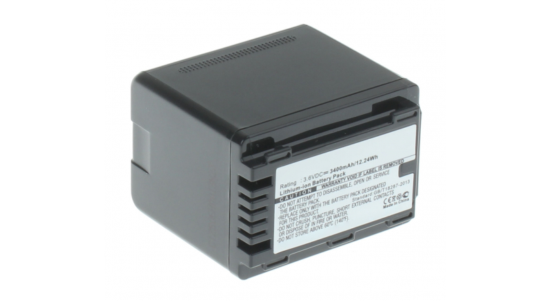 Аккумуляторные батареи для фотоаппаратов и видеокамер Panasonic VXF-999Емкость (mAh): 3400. Напряжение (V): 3,6