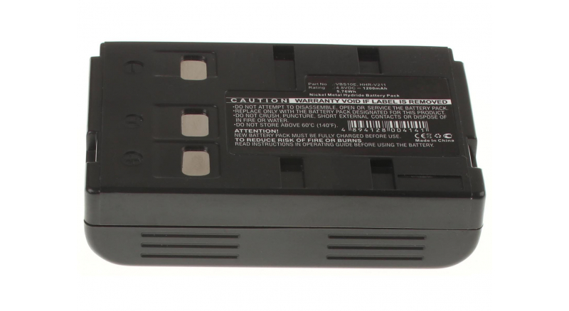 Аккумуляторная батарея HHR-V211T/1H для фотоаппаратов и видеокамер Panasonic. Артикул iB-F369.Емкость (mAh): 1200. Напряжение (V): 4,8