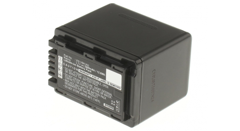 Аккумуляторная батарея VW-VBK360E-K для фотоаппаратов и видеокамер Panasonic. Артикул iB-F233.Емкость (mAh): 3400. Напряжение (V): 3,7