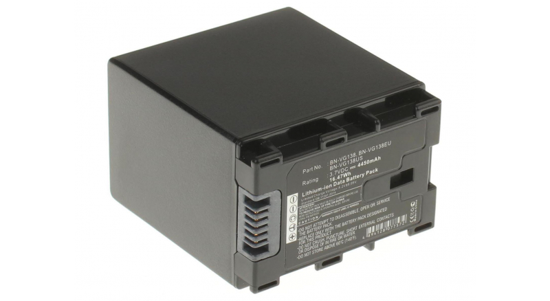 Аккумуляторная батарея BN-VG108USM для фотоаппаратов и видеокамер JVC. Артикул iB-F384.Емкость (mAh): 4450. Напряжение (V): 3,7