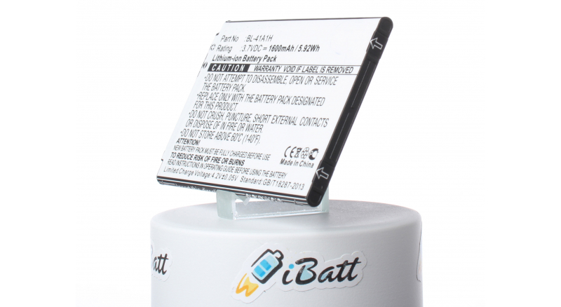 Аккумуляторная батарея для телефона, смартфона LG L53BG. Артикул iB-M934.Емкость (mAh): 2000. Напряжение (V): 3,8