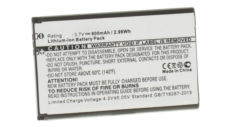 Аккумуляторная батарея для телефона, смартфона Alcatel OT-C630. Артикул iB-M494.Емкость (mAh): 800. Напряжение (V): 3,7