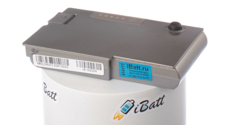 Аккумуляторная батарея BAT1194 для ноутбуков Dell. Артикул iB-A203H.Емкость (mAh): 5200. Напряжение (V): 11,1