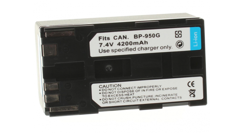 Аккумуляторная батарея BP-924 для фотоаппаратов и видеокамер Canon. Артикул iB-F306.Емкость (mAh): 4200. Напряжение (V): 7,4