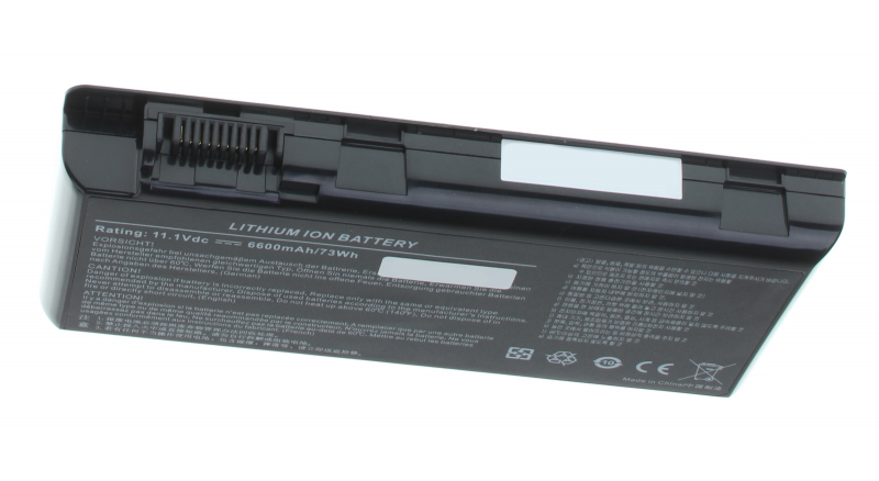 Аккумуляторная батарея для ноутбука MSI GT60 0ND. Артикул 11-1456.Емкость (mAh): 6600. Напряжение (V): 11,1