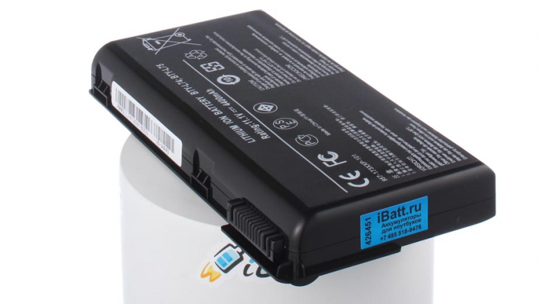 Аккумуляторная батарея для ноутбука MSI MS-1734. Артикул iB-A440.Емкость (mAh): 4400. Напряжение (V): 11,1