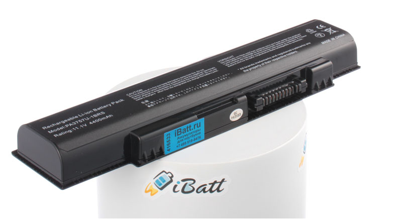 Аккумуляторная батарея PABAS213 для ноутбуков Toshiba. Артикул iB-A401.Емкость (mAh): 4400. Напряжение (V): 11,1