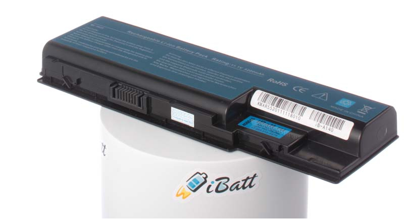 Аккумуляторная батарея для ноутбука Acer Aspire 5530. Артикул iB-A140.Емкость (mAh): 4400. Напряжение (V): 11,1