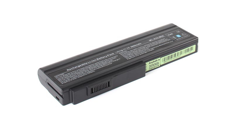 Аккумуляторная батарея A32-N61 для ноутбуков Asus. Артикул 11-1162.Емкость (mAh): 6600. Напряжение (V): 11,1