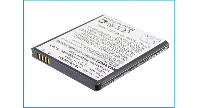 Аккумуляторная батарея для телефона, смартфона Samsung SGH-T989. Артикул iB-M1367.Емкость (mAh): 1800. Напряжение (V): 3,7