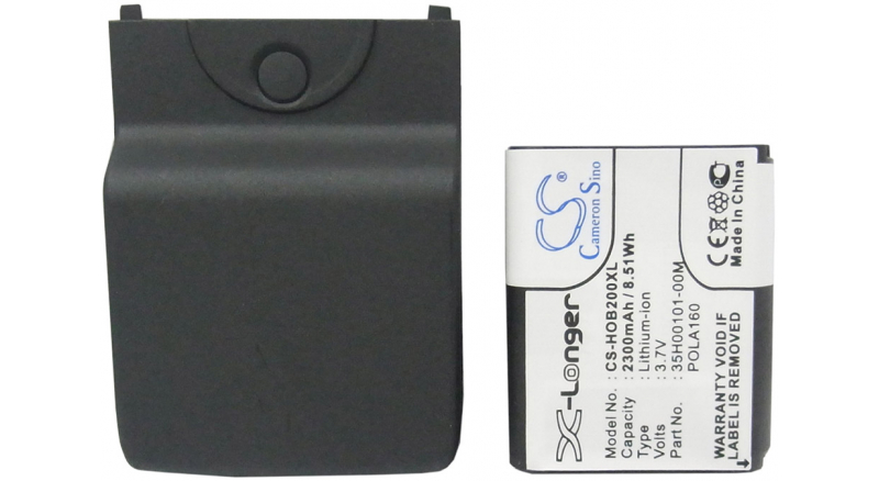 Аккумуляторная батарея iBatt iB-M207 для телефонов, смартфонов HTCЕмкость (mAh): 2300. Напряжение (V): 3,7