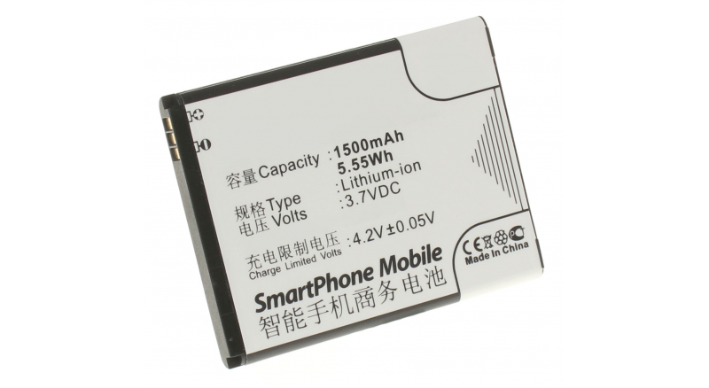Аккумуляторная батарея для телефона, смартфона GSmart Rio R1. Артикул iB-M620.Емкость (mAh): 1500. Напряжение (V): 3,7