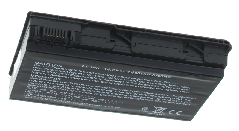 Аккумуляторная батарея для ноутбука Acer Extensa 7520G-502G16. Артикул 11-1134.Емкость (mAh): 4400. Напряжение (V): 14,8