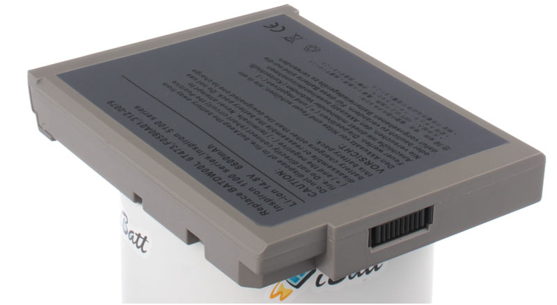Аккумуляторная батарея BATDW00L для ноутбуков Dell. Артикул iB-A201.Емкость (mAh): 6600. Напряжение (V): 14,8