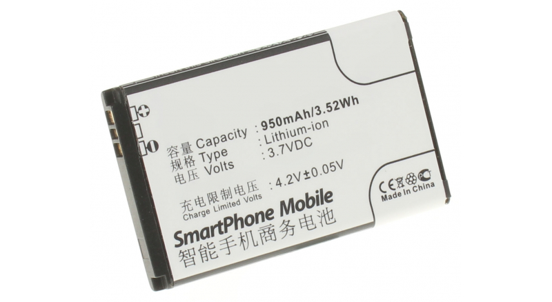 Аккумуляторная батарея для телефона, смартфона Huawei V716. Артикул iB-M577.Емкость (mAh): 950. Напряжение (V): 3,7