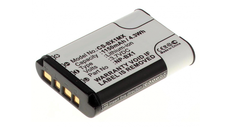 Аккумуляторные батареи для фотоаппаратов и видеокамер Sony Cyber-shot DSC-RX1BЕмкость (mAh): 1150. Напряжение (V): 3,7