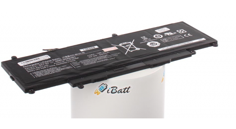 Аккумуляторная батарея для ноутбука Samsung XE700T1C-H02 ATIV Smart PC Pro. Артикул iB-A851.Емкость (mAh): 6540. Напряжение (V): 7,5