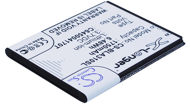 Аккумуляторная батарея iBatt iB-M1478 для телефонов, смартфонов BLUЕмкость (mAh): 1750. Напряжение (V): 3,7