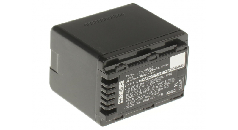 Аккумуляторные батареи для фотоаппаратов и видеокамер Panasonic HDC-TM55KЕмкость (mAh): 3400. Напряжение (V): 3,7