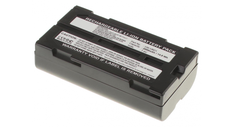 Аккумуляторная батарея CGR-B/202 для фотоаппаратов и видеокамер JVC. Артикул iB-F367.Емкость (mAh): 2000. Напряжение (V): 7,4