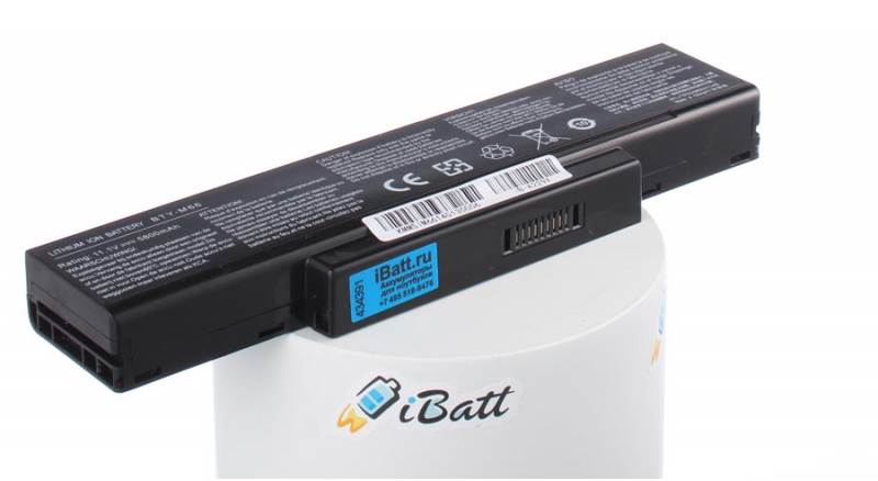 Аккумуляторная батарея BATEL80L6 для ноутбуков Clevo. Артикул iB-A229X.Емкость (mAh): 5800. Напряжение (V): 11,1