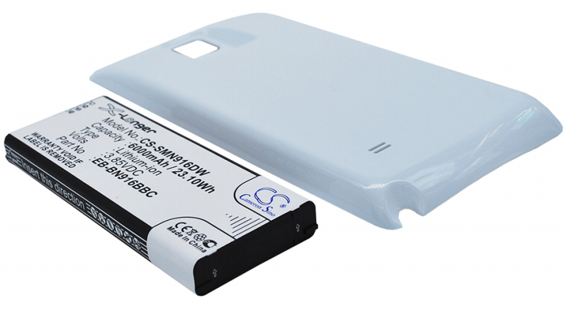 Аккумуляторная батарея EB-BN916BBC для телефонов, смартфонов Samsung. Артикул iB-M759.Емкость (mAh): 6000. Напряжение (V): 3,85