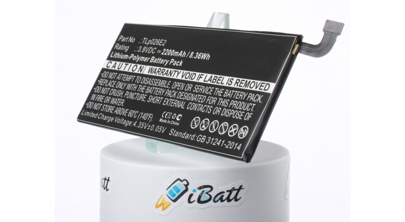 Аккумуляторная батарея iBatt iB-M1240 для телефонов, смартфонов BlackberryЕмкость (mAh): 2200. Напряжение (V): 3,8