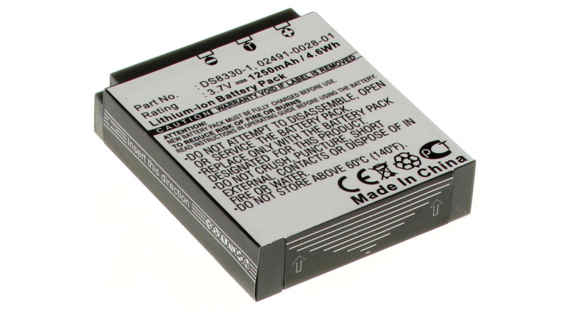 Аккумуляторная батарея BT.8530A.001 для фотоаппаратов и видеокамер Hitachi. Артикул iB-F414.Емкость (mAh): 1250. Напряжение (V): 3,7
