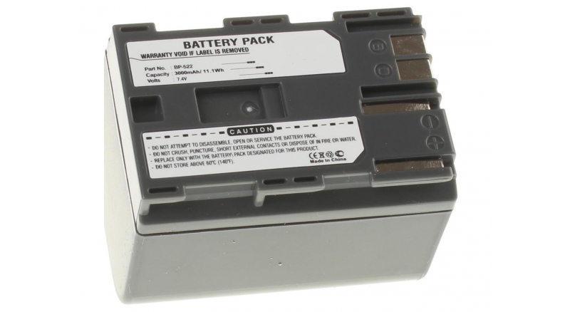 Аккумуляторная батарея BP-508 для фотоаппаратов и видеокамер Dali. Артикул iB-F102.Емкость (mAh): 3000. Напряжение (V): 7,4