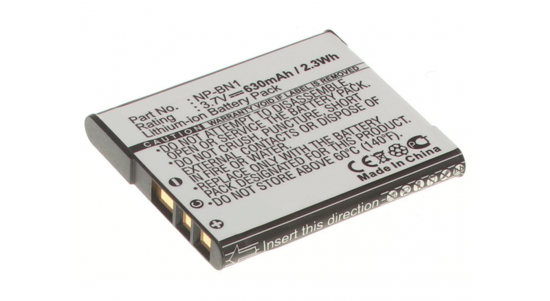 Аккумуляторные батареи для фотоаппаратов и видеокамер Sony Cyber-shot DSC-WX9Емкость (mAh): 630. Напряжение (V): 3,7