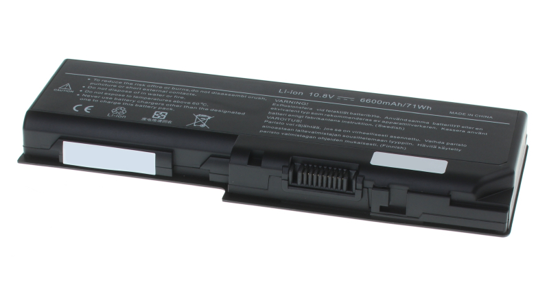 Аккумуляторная батарея для ноутбука Toshiba Satellite L350D-105. Артикул 11-1542.Емкость (mAh): 6600. Напряжение (V): 11,1