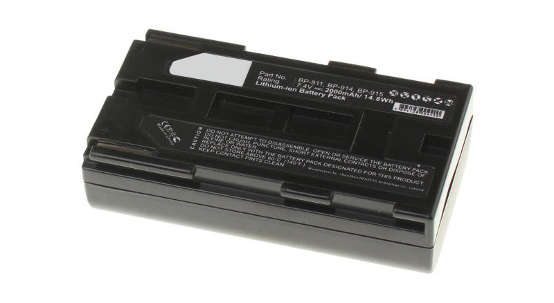 Аккумуляторная батарея BP-975 для фотоаппаратов и видеокамер Canon. Артикул iB-F110.Емкость (mAh): 2000. Напряжение (V): 7,4