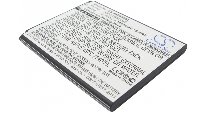 Аккумуляторная батарея для телефона, смартфона Samsung SGH-I747. Артикул iB-M1365.Емкость (mAh): 1400. Напряжение (V): 3,7